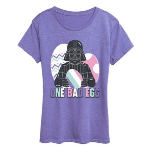 Women's - Star Wars - One Bad Egg Vader Short Sleeve Graphic T-Shirt - 1 of 3