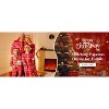Ekouaer Christmas Onesie Matching Family Fleece Hooded One Piece Zipper Long Sleeve Pajamas with Pockets - 2 of 4