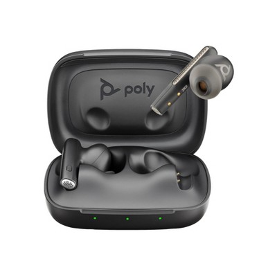 Poly Voyager Free 60 UC Black Earbuds + BT700 USB-C Adapter + Basic Charge Case