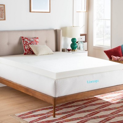 Twin Essentials 4" ActiveRelief Memory Foam Mattress Topper - Linenspa