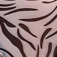 white zebra print
