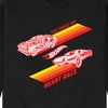 Men's - Hot Wheels - Valentine's You Make My Heart Race Graphic Fleece Sweatshirt - 2 of 4
