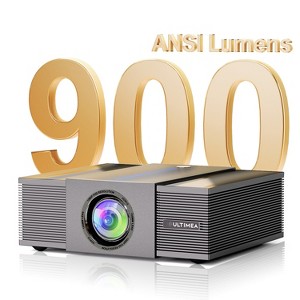ULTIMEA 4K Projector,900 ANSI Lumens,Obstacle Avoidance,6D Keystone,Full HD Native 1080P,WiFi & Bluetooth,Apollo P60 - 1 of 4