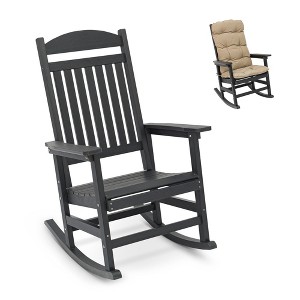 Fortune Candy 1 Person Anti-Rollover HIPS Rocking Chair - 1 of 4