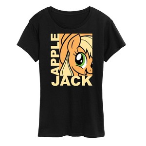 Women's - My Little Pony - Character Block Apple Jack Short Sleeve Graphic T-Shirt - 1 of 4