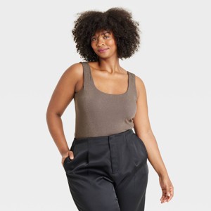 Women's Seamless Tank Bodysuit - A New Day™ - 1 of 3