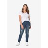 ellos Plus Size Distressed Skinny Jeans - 4 of 4