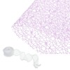 Unique Bargains Floral Bouquet Craft Packaging Mesh Gift Wrap Paper with Ribbon 1 Set - 3 of 4