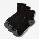 Timberland Men's 3-Pack Ridgevale Core Full-Cushion Ribbed Quarter Socks