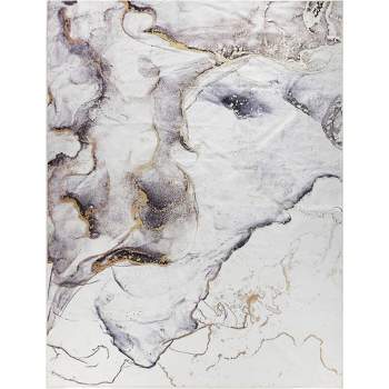 Inspire Me! Home Décor Daydream Marble Non-Slip Washable Area Rug