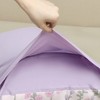Unique Bargains Soft Breathable Floral Pattern Machine Washable Envelope Closure Pillowcase 2 Pcs - 2 of 4