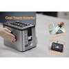 Mecity 2-Slice Toaster - Stainless Steel, 6 Browning Settings, Bagel/Defrost, Removable Crumb Tray - 3 of 3