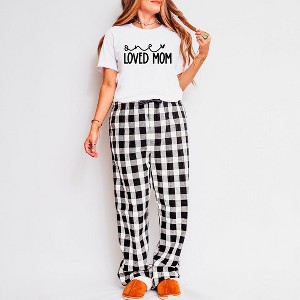 Simply Sage Market Women's One Loved Mom Pajama Set - 1 of 4