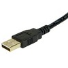Monoprice USB Type-A to USB Type-A Female 2.0 Extension Cable - 1.5 Feet - Black (5 Pack) 28/24AWG, Gold Plated Connectors - 3 of 3