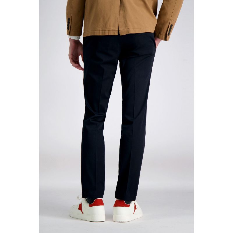 Haggar Men's Iron Free Premium Khaki Slim Fit Flat Front Pant, 4 of 8