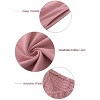 Womens Palazzo Pants Wide Leg High Waist Smocked Harem Pants Loose Fit Lounge Pants Linen Textured Summer Boho Bagyy Yoga Pants - 4 of 4