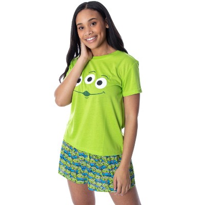 Disney Store Toy Story Pizza Planet Pyjamas Adults Mens T-Shirt Trousers Alien