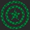 Women's Marvel St. Patrick's Day Green Plaid Captain America Shield T-Shirt - 2 of 4