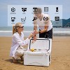 MaseiKar 25/30/35/40 Quart Rotomolded Cooler - 100+ Hrs Ice Retention, UV Resistant, 310LB Capacity, Leakproof for Camping, Beach, Tailgating - 3 of 4