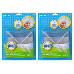 Perler Large Clear Pegboards, 4 Per Pack, 2 Packs - 1 of 3