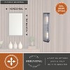 VAXCEL Barbier 2-Light 5.5 in. Wide x 22.25 in. Height Modern Flush Wall Sconce with Clear Ribbed Glass Shade - 4 of 4