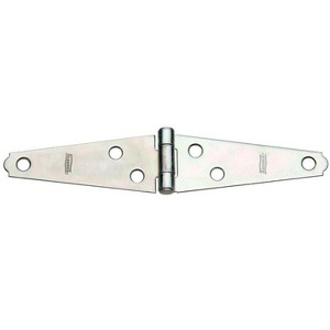 National Hardware 3 in. L Zinc-Plated Light Strap Hinge 2 pk - 1 of 1