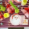 Jollity & Co. - Santa Claus Small Plates - Red & White - Pack of 8 Plates - 2 of 2