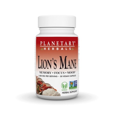 Lion's Mane 500 mg by Planetary Herbals  -  30 VegCap