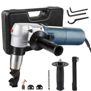 VEVOR Electric Metal Nibbler 625W Nibbler Metal Cutter 1000RPM High Speed Rotor 0.16in/4mm Metal Nibbler 110V w Replaced Blades Storage Case, Blue - 1 of 4