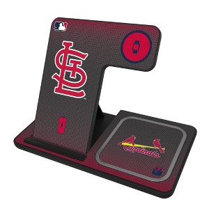 Keyscaper MLB National League Teams Linen 15-Watt 3 in 1 Charging Station - 1 of 4