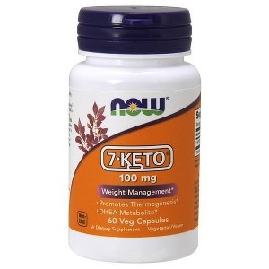 7-Keto 100 mg by Now Foods  -  60 VegCap - 1 of 2