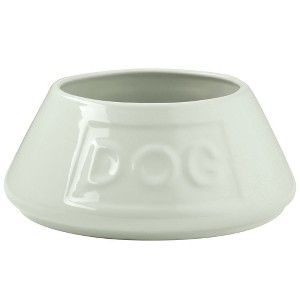 Mason Cash: Non-Tip Dog Bowl - Cream, 8.3", 54oz, Food & Water Angled Dish - 1 of 4