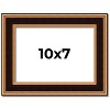 PosterPalooza | Photo Size Weathered Gold Picture Frame - UV Acrylic, Foam Board Backing, Hanging Hardware - 2 of 4