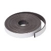 3 Rolls 1" x 10ft Magnet Strips with Adhesive - Dowling Magnets: Magnetic Roll Tape, Stick Magnet, Black, 3 Pack - 3 of 3