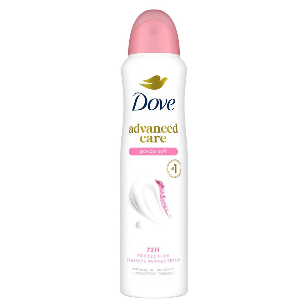 Dove Beauty Advanced Care 72-Hour Antiperspirant Dry Spray Deodorant Powder Soft - 3.8oz