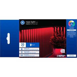 GE 20' Plug-In Rope Light Color Changing - 1 of 4