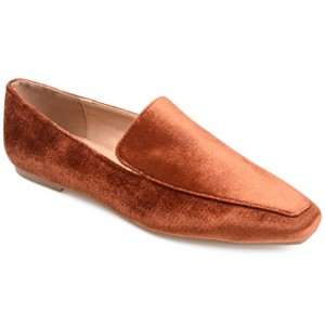 Journee Collection Women's Silas Slip On Square Toe Loafer Flats - 1 of 4
