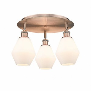 Cindyrella - 3 Light Flush Mount In Industrial Style-10 Inches Tall and 17.75 Inches Wide - 1 of 1