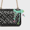 Unique Bargains Braided Bow with Love Buckle Handbag Charm 1 Pc - 2 of 4