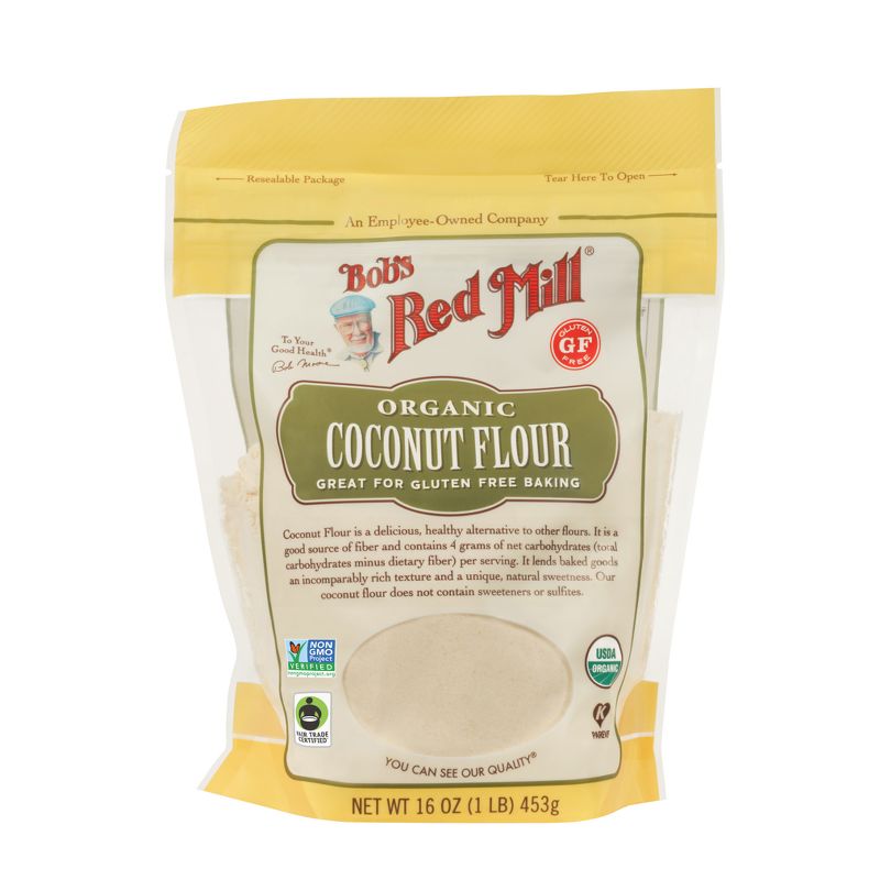 Bob&#39;s Red Mill Gluten Free Organic High Fiber Coconut Flour - 16oz, 1 of 7