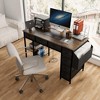 KTMBDW Computer Desk with 7 Drawers, 47 Inch Office Desk with Shelves, Reversible Gaming Desk with Power Outlet for Office, Study, Living Room - 2 of 4