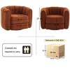 NicBex Swivel Accent Chair Modern Barrel Chair Armchair with Upholstered Comfy Chair for Living Room, Reading Room - 2 of 4