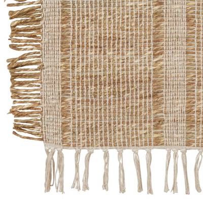 Natural Woven Cotton Asiatic Grass Table Runner