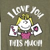 Boys' - Peanuts - I Love You This Much Short Sleeve Graphic T-Shirt - 2 of 4