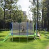 VYNXARIA 14FT Double Color Trampoline with Slide, Swings, and Basketball Features - Ultimate Backyard Fun - 3 of 4