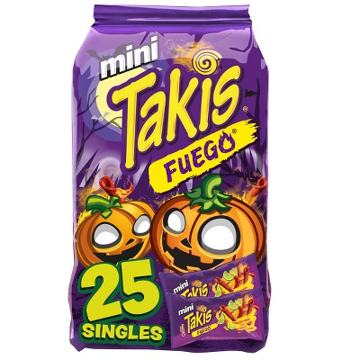 Takis Rolled Mini Fuego Tortilla Chips - 30.75oz/25ct