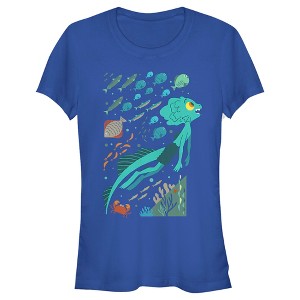 Juniors Womens Luca Under the Sea Adventure T-Shirt - 1 of 4