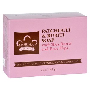 Nubian Heritage Brightening and Nourishing Patchouli and Buriti Soap - 5 oz - 1 of 4