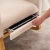 Upholstered High-Back Rocking Chair with Footrest and Storage Pocket - 3 of 4