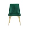 Meridian Furniture,Karina Velvet Dining Chair, Set of 2 - 3 of 4
